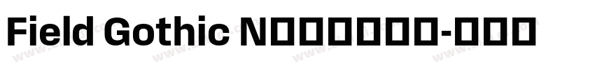 Field Gothic N胡晓波刷刷体字体转换